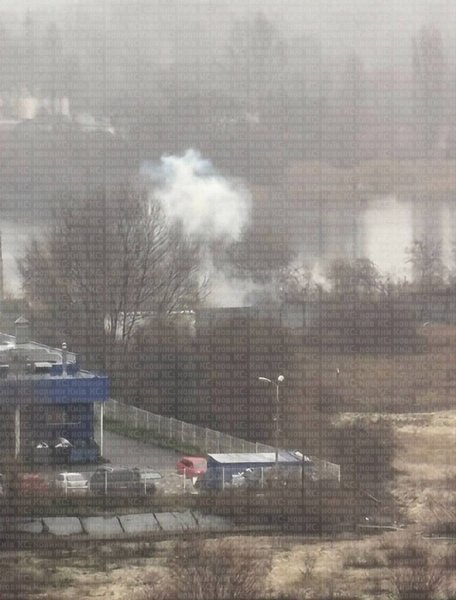 Дим у Києві 11 грудня у Києві прогримів вибух і здійнявся дим